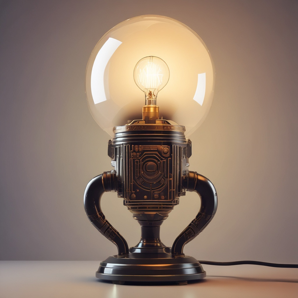 Retro-future Lamp